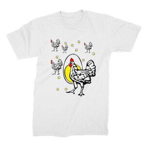 Roseanne Chicken Funny Halloween Costume Graphic T-Shirt Cosplay Fan Gift Tee 26